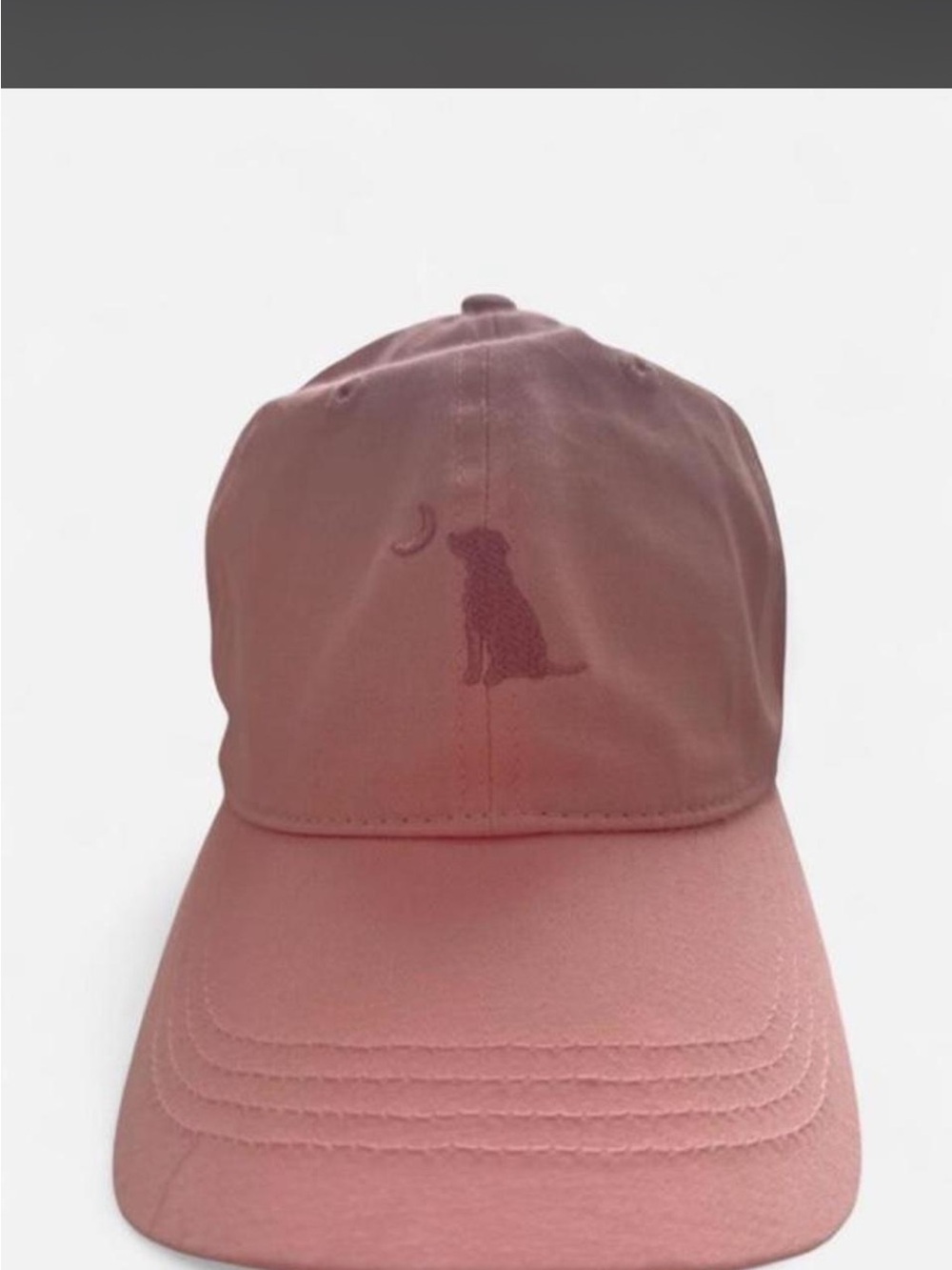 LG Pink Dog Silhouette Baseball Cap